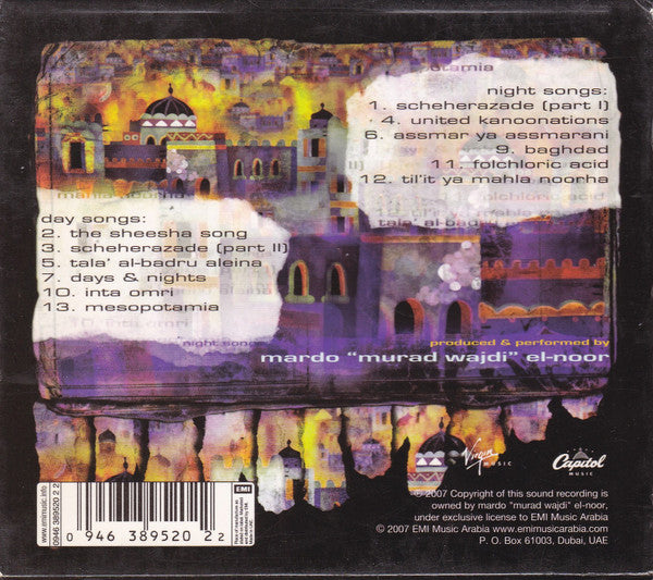 Mardo El-Noor : Arabian Days & Nights (CD, Album)