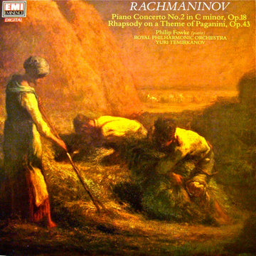 Sergei Vasilyevich Rachmaninoff, Philip Fowke, Royal Philharmonic Orchestra, Yuri Temirkanov : Piano Concerto No. 2 In C Minor, Op. 18. Rhapsody On A Theme Of Paganini, Op. 43 (LP)