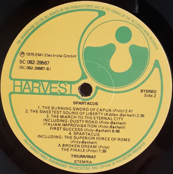 Triumvirat : Spartacus (LP, Album)