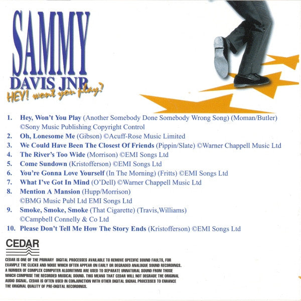 Sammy Davis Jr. : Hey! Won't You Play? (CD, Comp)