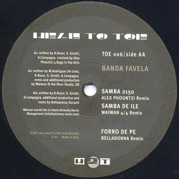 Banda Favela : Remix EP 1 (12", EP)