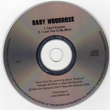 Baby Woodrose : I Can't Explain (CD, Single)