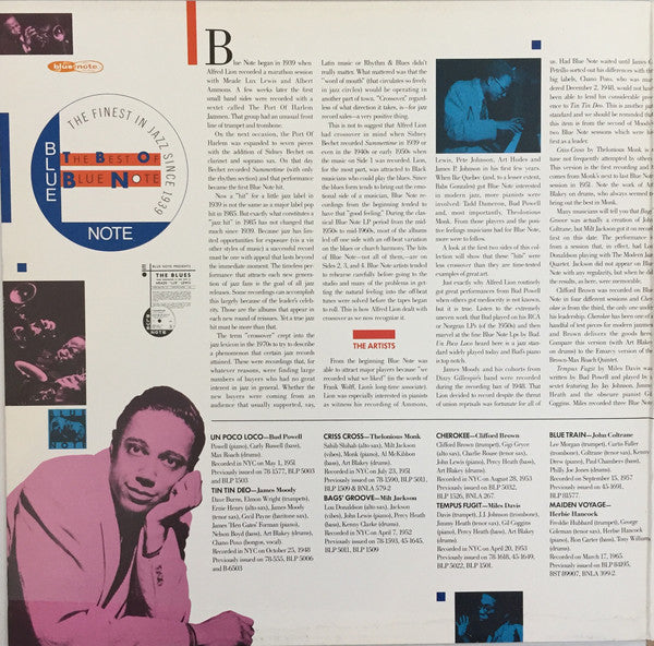 Various : The Best Of Blue Note (2xLP, Comp, RE)