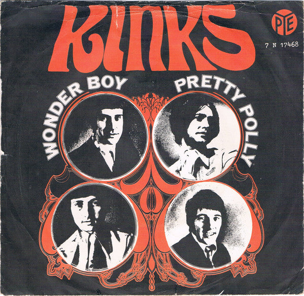 The Kinks : Wonder Boy / Pretty Polly (7", Single)