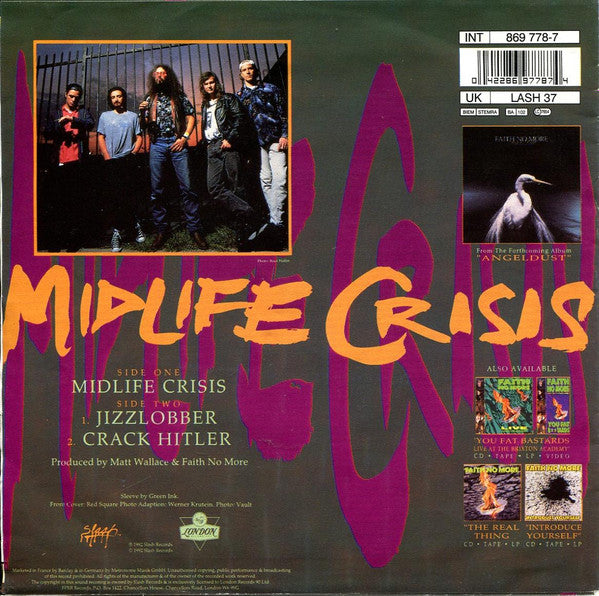 Faith No More : Midlife Crisis (7", EP)