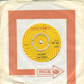 Chris Simmons (2) : Wild World (7")
