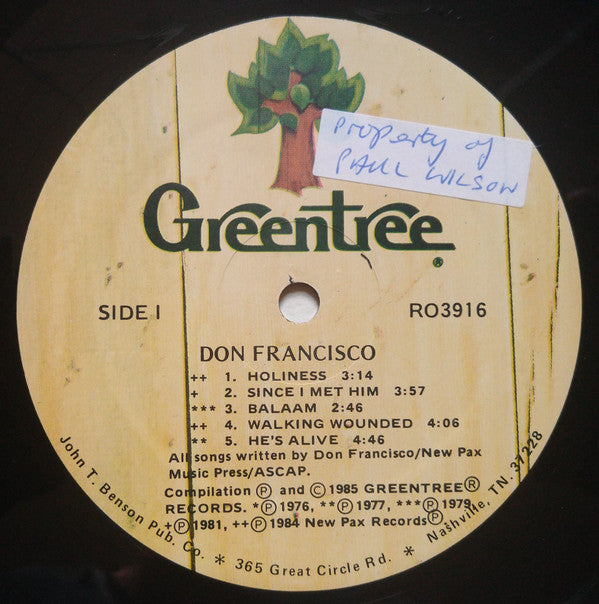 Don Francisco (2) : The Poet (LP, Comp)