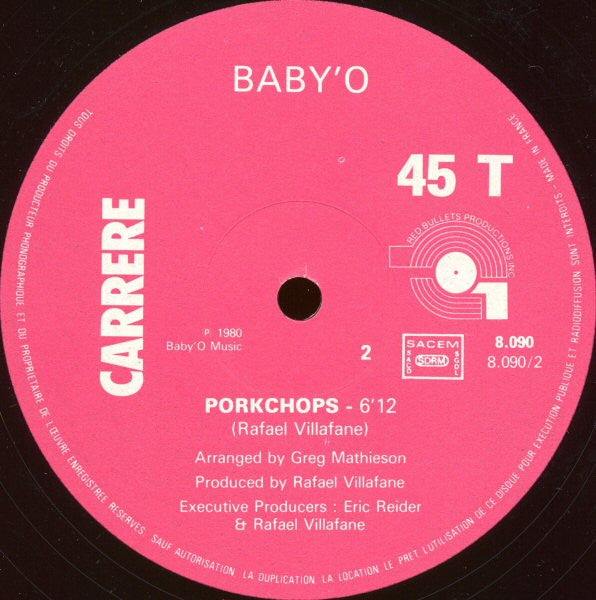 Baby'O : In The Forest (12")