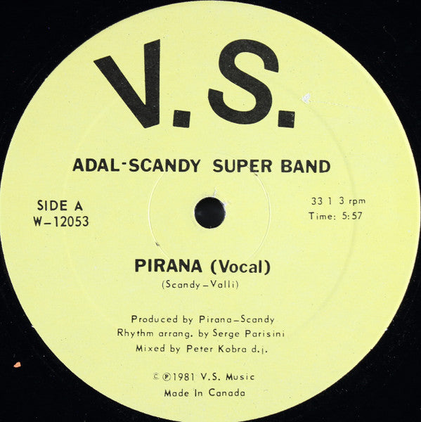 Adal-Scandy Super Band : Pirana (12")