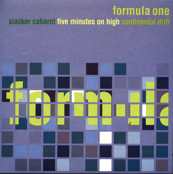 Formula One : Slacker Cabaret (7", Single)