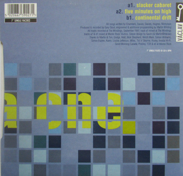 Formula One : Slacker Cabaret (7", Single)