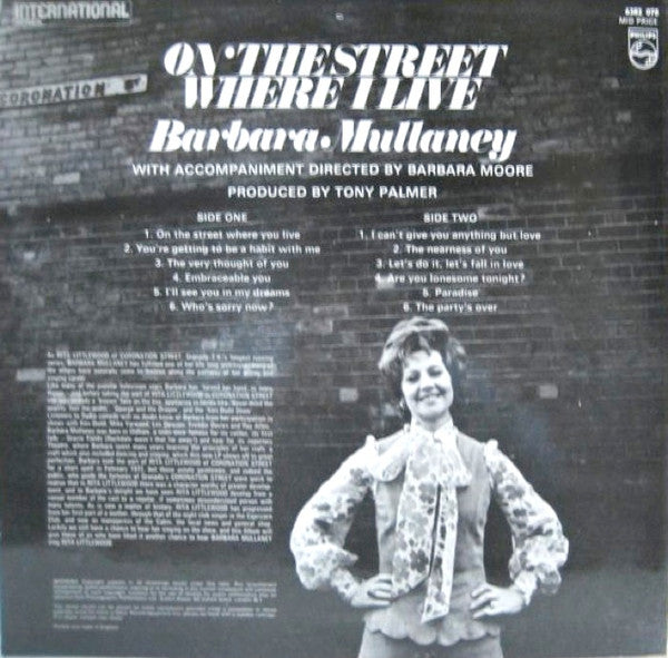 Barbara Mullaney : On The Street Where I Live (LP)
