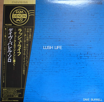 Dave Burrell : Lush Life (LP, Album)