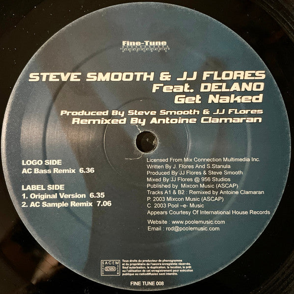 JJ Flores & Steve Smooth Feat. Delano (2) : Release (12")