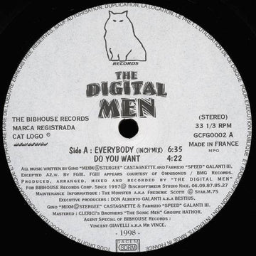 The Digital Men : Everybody (12")