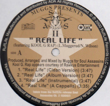 DJ Muggs : Real Life (12")