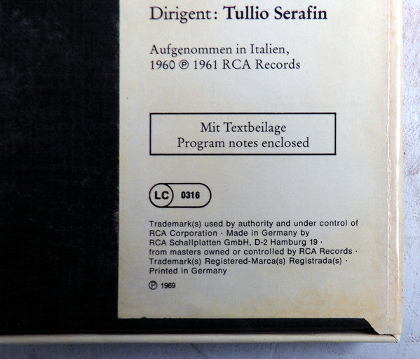 Giuseppe Verdi, Jon Vickers · Leonie Rysanek · Tito Gobbi, Coro Del Teatro Dell'Opera Di Roma Und Orchestra Del Teatro Dell'Opera Di Roma, Tullio Serafin : Otello (3xLP, Album + Box)