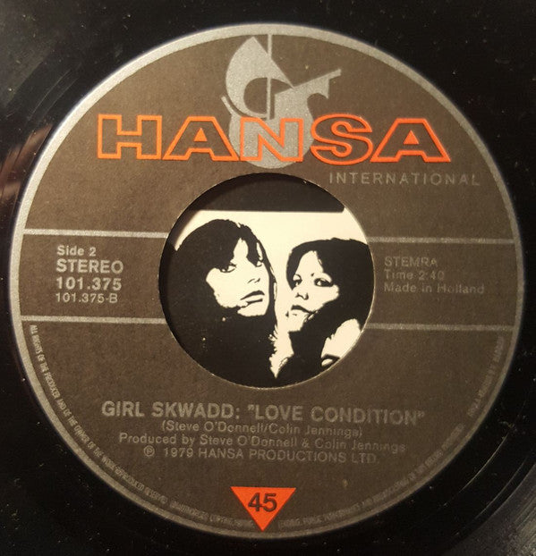 Girl Skwadd : Sweet Talk (7", Single)