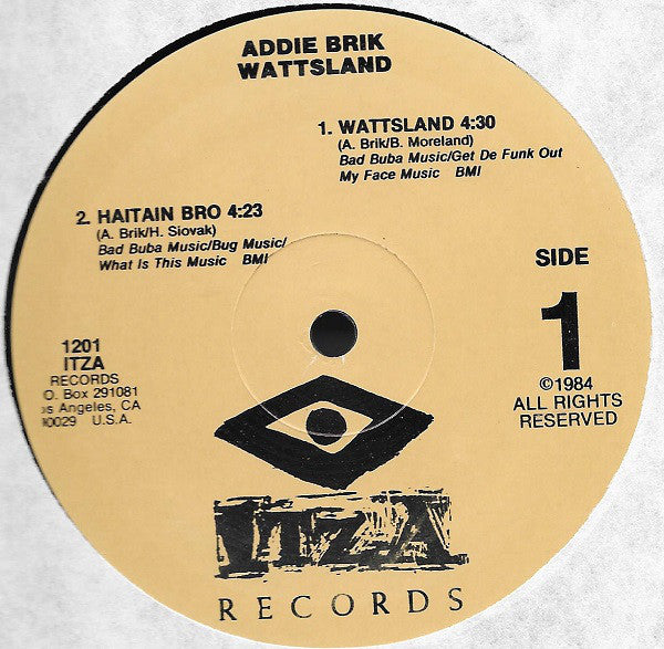 Addie Brik : Wattsland (12", EP)