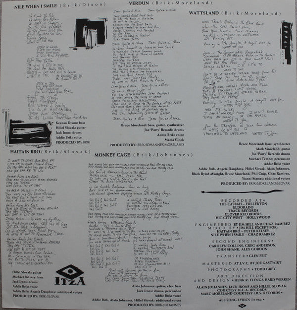 Addie Brik : Wattsland (12", EP)