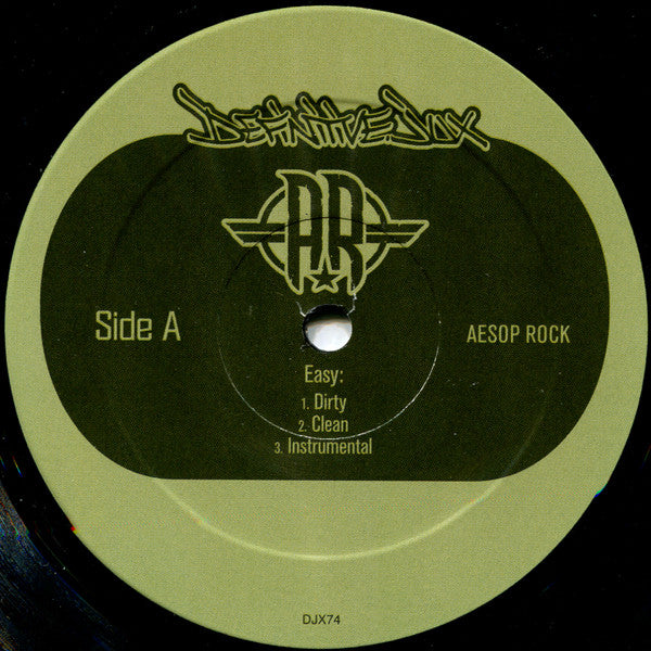 Aesop Rock : Easy / No Jumper Cables (12")