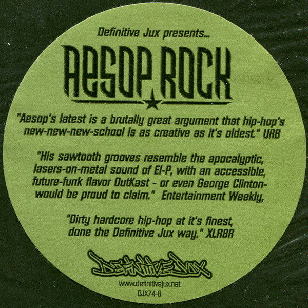 Aesop Rock : Easy / No Jumper Cables (12")