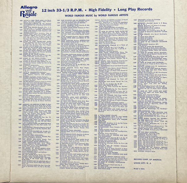 Joe Bushkin & His Rhythm / Eddie Safranski / Teddy Wilson : Jazz Jazz Jazz  (LP, Album, Mono)