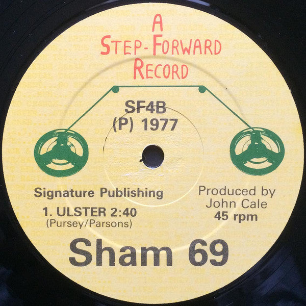 Sham 69 : I Don't Wanna (12", Single)