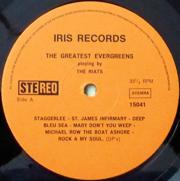 The Riats : The Greatest Evergreens (LP)