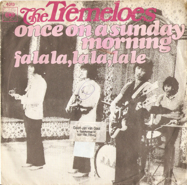 The Tremeloes : Once On A Sunday Morning (7", Single)