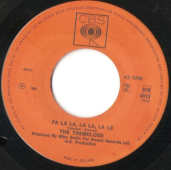 The Tremeloes : Once On A Sunday Morning (7", Single)