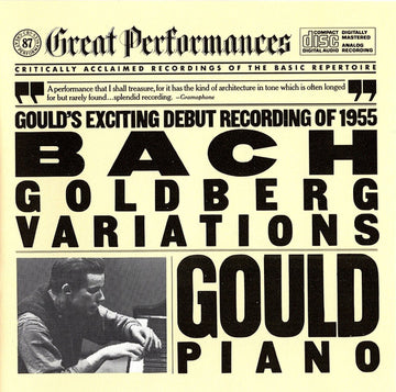 Johann Sebastian Bach - Glenn Gould : Goldberg Variations (CD, Album, RE)