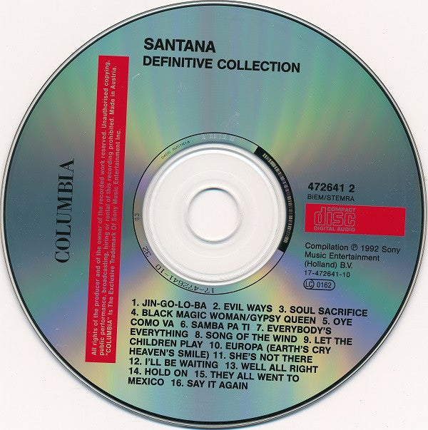 Santana : Definitive Collection (CD, Comp, RE)