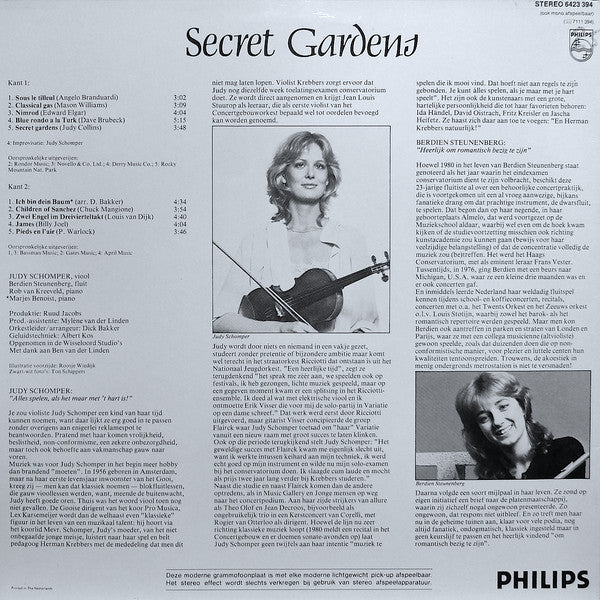Judy Schomper, Berdien Stenberg : Secret Gardens (LP, Album)