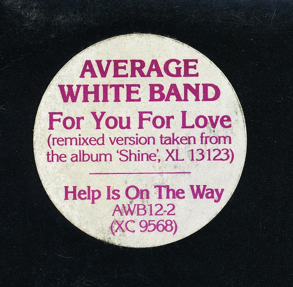 Average White Band : For You For Love (12", Single)
