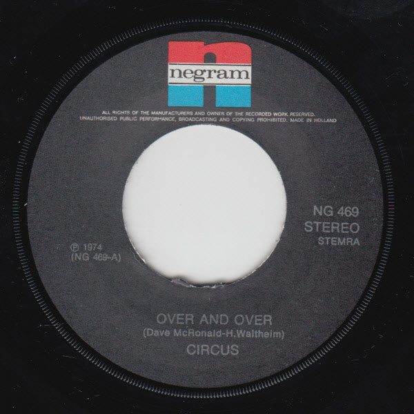 Circus (5) : Over And Over (7", Single)