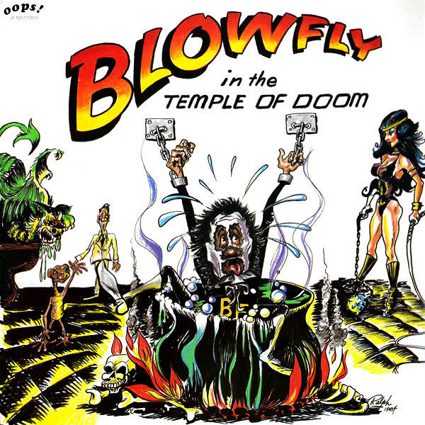 Blowfly : Blowfly In The Temple Of Doom (LP, Album, Pin)