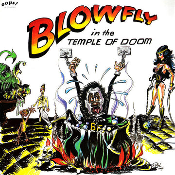 Blowfly : Blowfly In The Temple Of Doom (LP, Album, Pin)