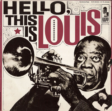 Louis Armstrong And His All-Stars : Hello, This Is Louis (10", Mono)