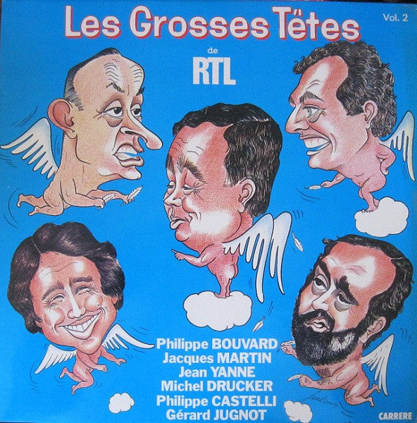 Les Grosses Têtes : Les Grosses Têtes De RTL Vol. 2 (LP, Album)