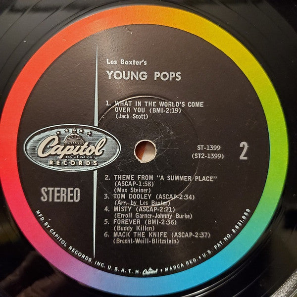Les Baxter : Les Baxter's Young Pops (LP, Album)