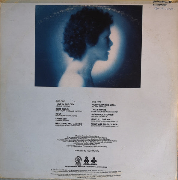 Melanie Harrold : Blue Angel (LP, Album)