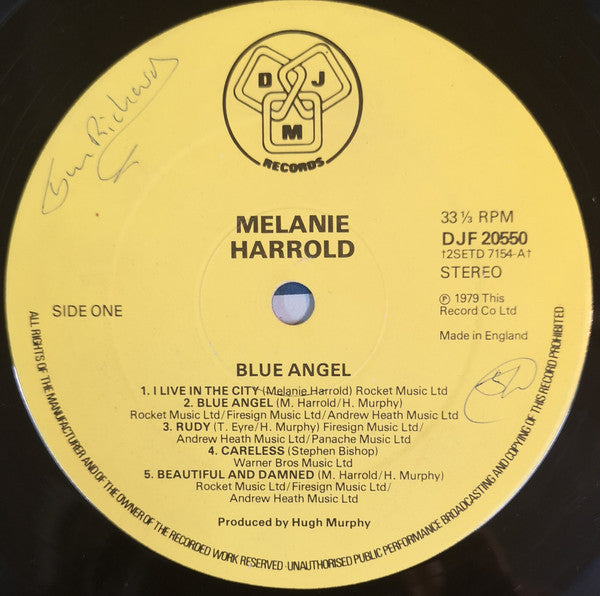 Melanie Harrold : Blue Angel (LP, Album)