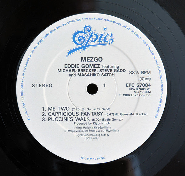 Eddie Gomez : Mezgo (LP, Album)