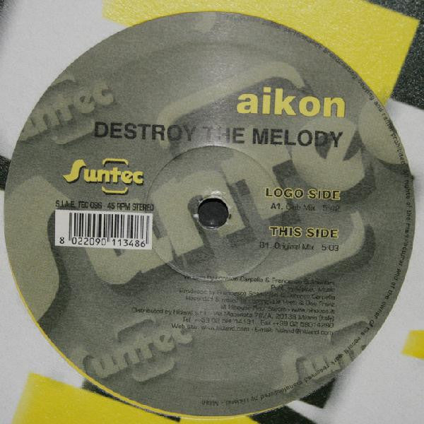 Aikon (2) : Destroy The Melody (12")