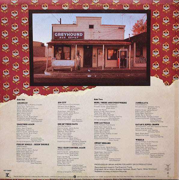 Emmylou Harris : Elite Hotel (LP, Album)