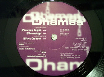 Dhamas : D'Journey Begins (12")