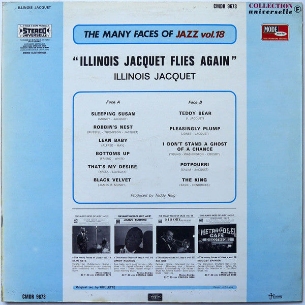 Illinois Jacquet : Illinois Jacquet Flies Again (LP, Album)