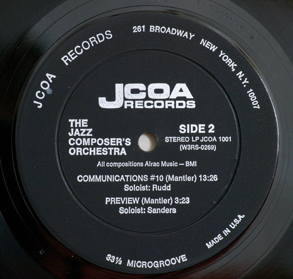 The Jazz Composer's Orchestra : The Jazz Composer's Orchestra (2xLP + Box)