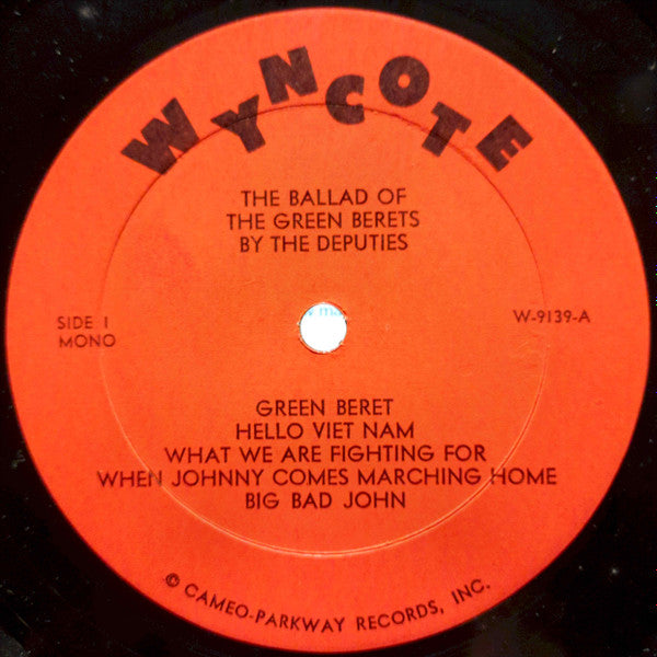 The Deputies : The Ballad Of The Green Berets (LP, Mono)